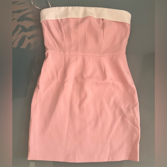 Pink Edikted Priyah Contrast Fold Over Dress XS - Picture 3 of 6